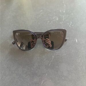 Stylish Warby Parker Navy Blue Cat-Eye Sunglasses